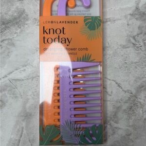 Lemon Lavender Purple Detangling Shower Comb